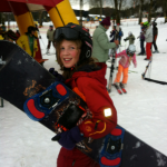 Freude im Schnee