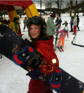 Freude im Schnee